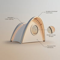 Auréon ArcLight Pavilion — infographic