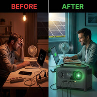 Solivolt Edge1000 Portable Solar Generator — Before & After
