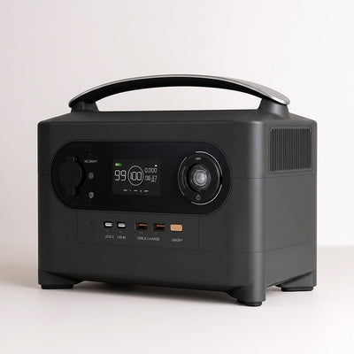 Portable Solar Generator Built for Remote Power, 1000Wh Lithium Battery, Multiple USB Outputs, Smart Control