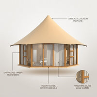 Solstice Habitat Aurora Canopy Pavilion — infographic