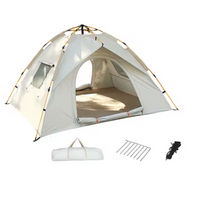 3 Person Backpacking Tent Built for All-Season Adventures, Freestanding Dome, Aluminum Poles, Ripstop Polyester