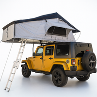 Rooftop Camper Tent Designed for Fast Setup, 280gsm Ripstop Polycotton, Telescoping Ladder, Weatherproof