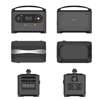 Portable Solar Generator Built for Remote Power, 1000Wh Lithium Battery, Multiple USB Outputs, Smart Control
